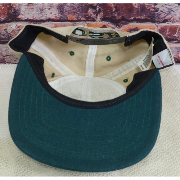 NWT Vintage Craftsman USA Snapback Hat Beige & Green Baseball Cap Adjustable Siz - Picture 5 of 6